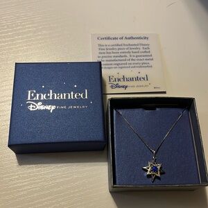 Dreamcore Enchanted Disney Fine Jewelry 
Wishing Star Blue Sapphire and Diamond